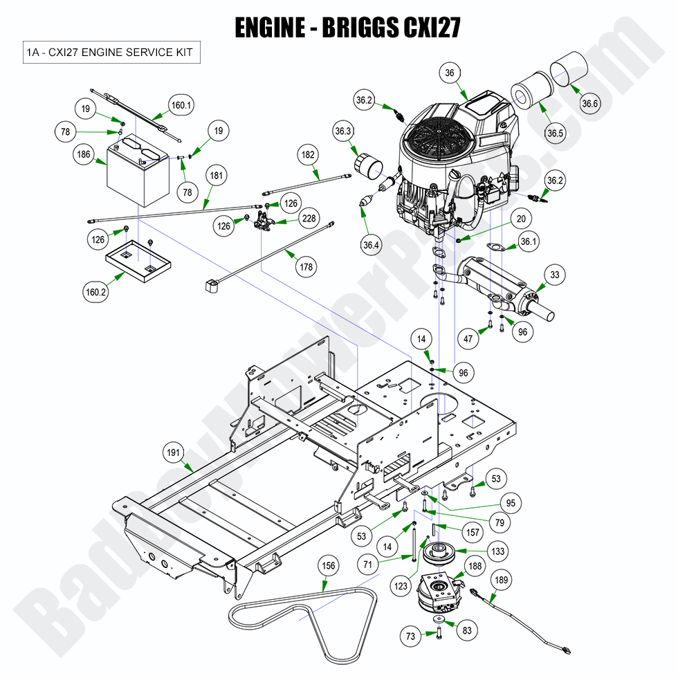 2023 ZT Elite Limited Engine - Briggs CXI 27